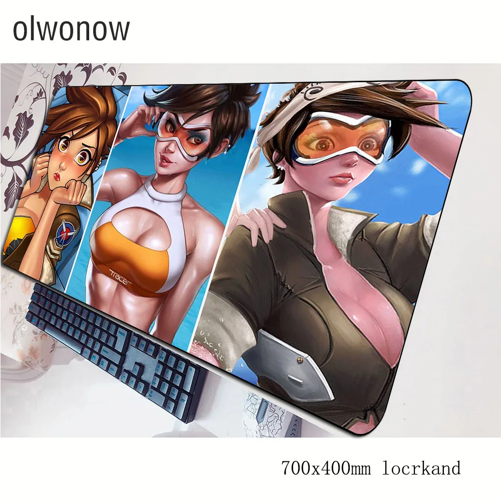  ow mousepad 700x400x3mm gaming mouse pad big gamer mat anime computer desk padmouse keyboard thick 