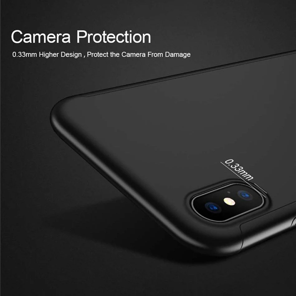 KISSCASE Volle Schutz Gehärtetem Glas Fall Für iPhone iPhone 5 S 5 6 7 8 Plus Fall Für iPhone 8 7 P