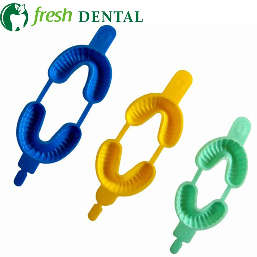 2500PCS Dental Fluoride Foam Impression Tray Dental materials fluoride