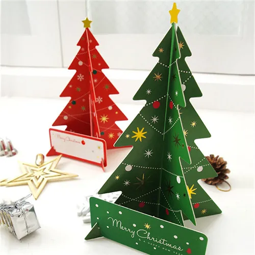 red green creative christmas tree card gift set3d stand up christmas cards wholesale - Cheap Christmas Cards In Bulk red green creative christmas tree card gift set3d stand up christmas cards wholesale - Cheap Christmas Cards In Bulk