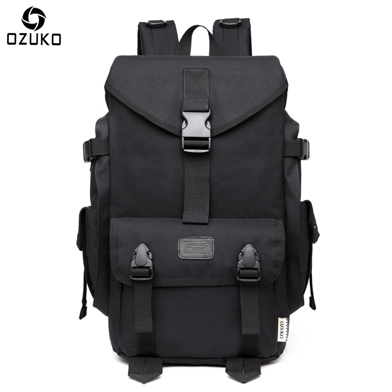 OZUKO Men's Travel Backpacks Waterproof Mochila Large Capacity Casual Backpack for 15.6 Inch Laptop Computer Bag School Backpack OZUKO Men's Travel Backpacks Waterproof Mochila Large Capacity Casual Backpack for 15.6 Inch Laptop Computer Bag School Backpack