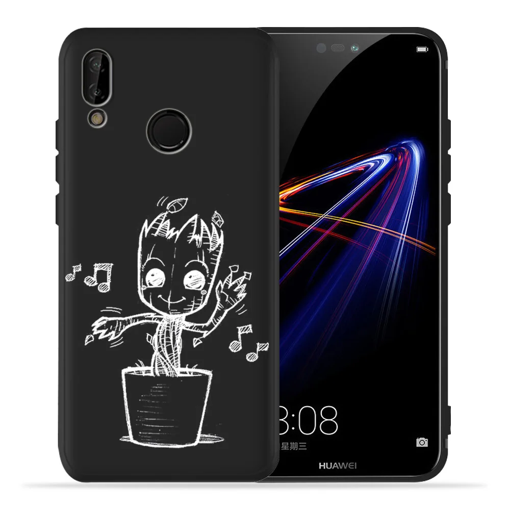Для Huawei honor 8 lite 8C 8X чехол панда Хаски телефон Черный Силиконовый ТПУ для 9 Lite 10 Coque