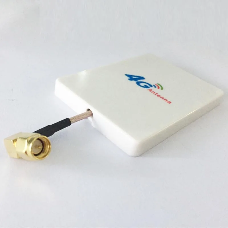 bilder für 4G LTE antenne SMA 18dbi high gain kleine panel antenne sma-stecker rechtwinklig weiß für 4g modem #1 bilder für 4G LTE antenne SMA 18dbi high gain kleine panel antenne sma-stecker rechtwinklig weiß für 4g modem #1