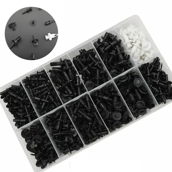 

Areyourshop Car 690 PCS Car Automotive Push Pin Rivet Trim Clip PanelMoulding Assortments Kit Universal Auto Car accessories
