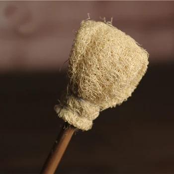 Creative Organic Teaware Washing Brush Made of Loofah Sponge Dish Wash Tool Never Rot Eco-friendly Health Teaware Accessories 4