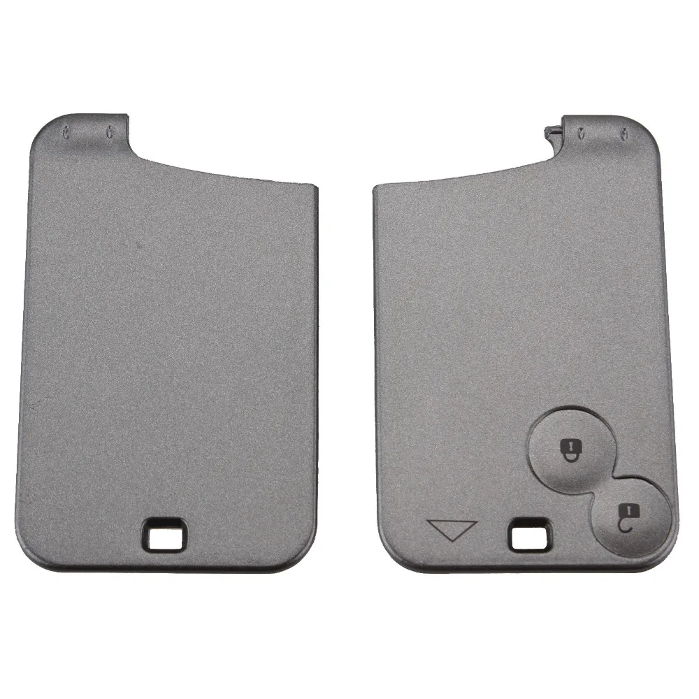 2 кнопки смарт-карты с лезвием для Renault Laguna Espace Vel-Satis 2002-2006 ключ автомобиля пустой корпус Чехол
