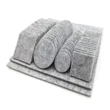 80 шт. дубовая мебель стул ножки стола самоклеющиеся войлочные колодки протекторы для деревянного пола против царапин высокое качество