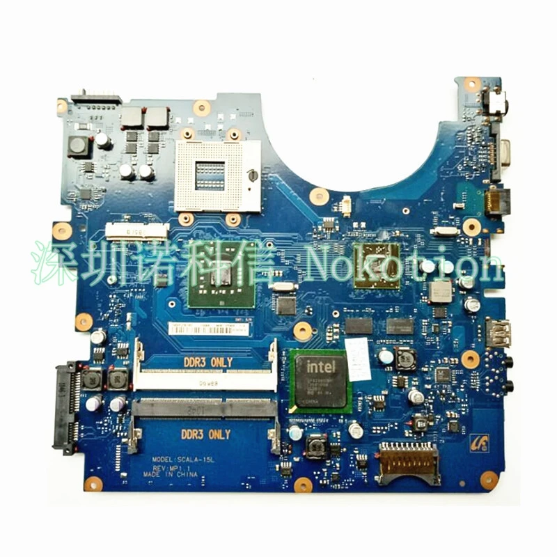 NOKOTION материнская плата для samsung RV410 RV510 Материнская плата ноутбука BA92-07045B BA92-07045A DDR3 SCALA-15L