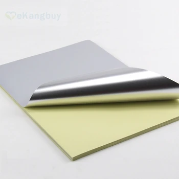 

A4 Matt Silver PET Self-adhesive Paper Waterproof Label Sticker Paper 20sheets