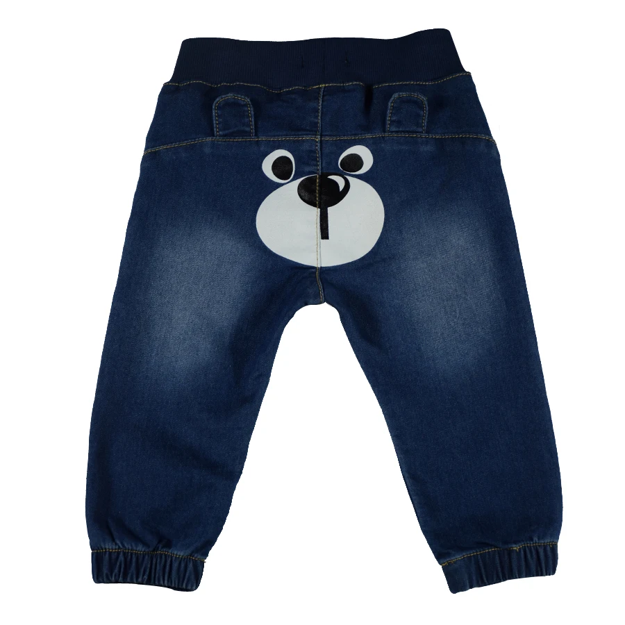 HSIN1703012-2Baby Denim Jeans Pants Warm Soft Leggings Boys Girsl Newborn Bebe Harem Trousers Infant Toddler Blue Pantalones Children Clothes