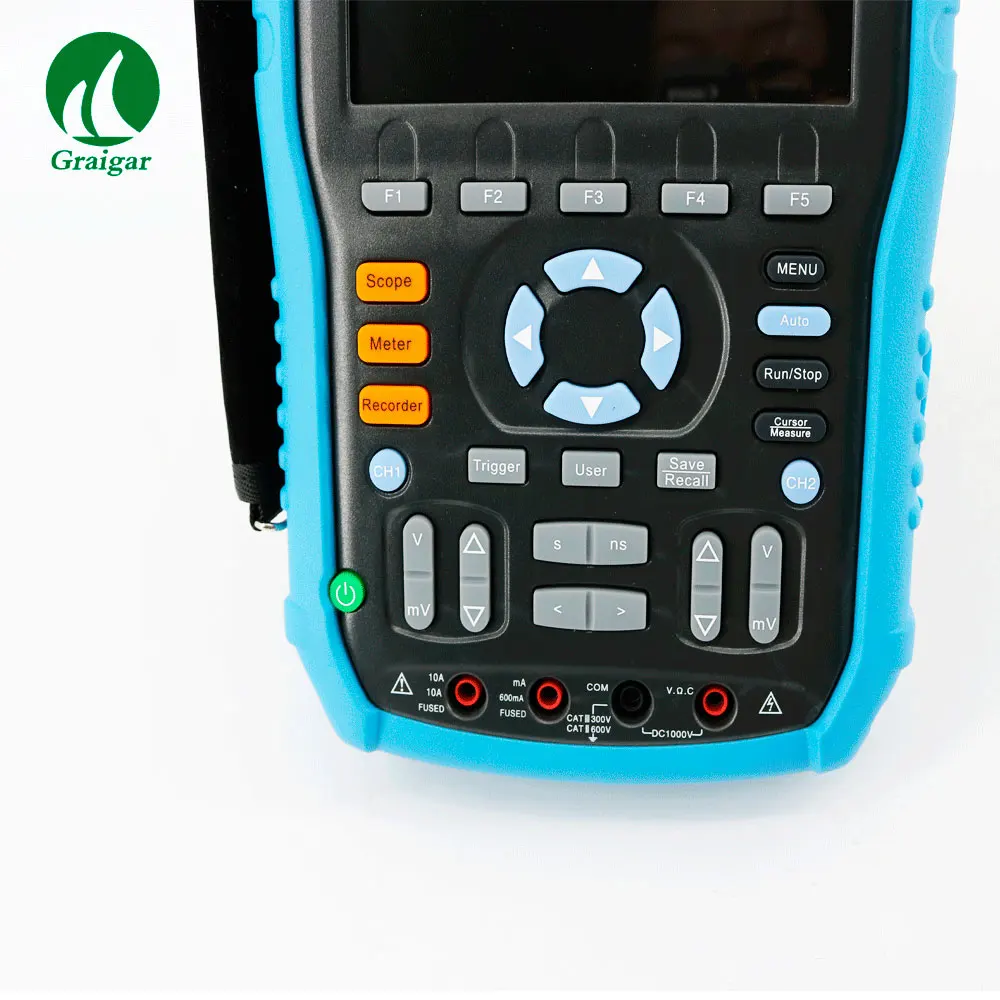 SIGLENT SHS806 Handheld Digital Oscilloscope 2Mpts Memory Depth 7M internal storage up to18 hours recording time