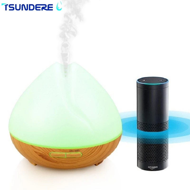TSUNDERE L 400ML Air Humidifier WiFi Smart Aroma Diffuser Essential Oil Diffuser Voice Wizard Voice Control