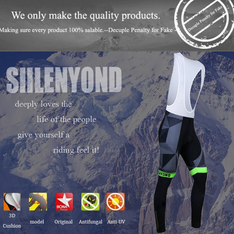 Siilenyond, зимняя термальная велосипедная Джерси, наборы, горный велосипед, одежда для велоспорта, одежда для велоспорта, Roupa De Ciclismo Invierno
