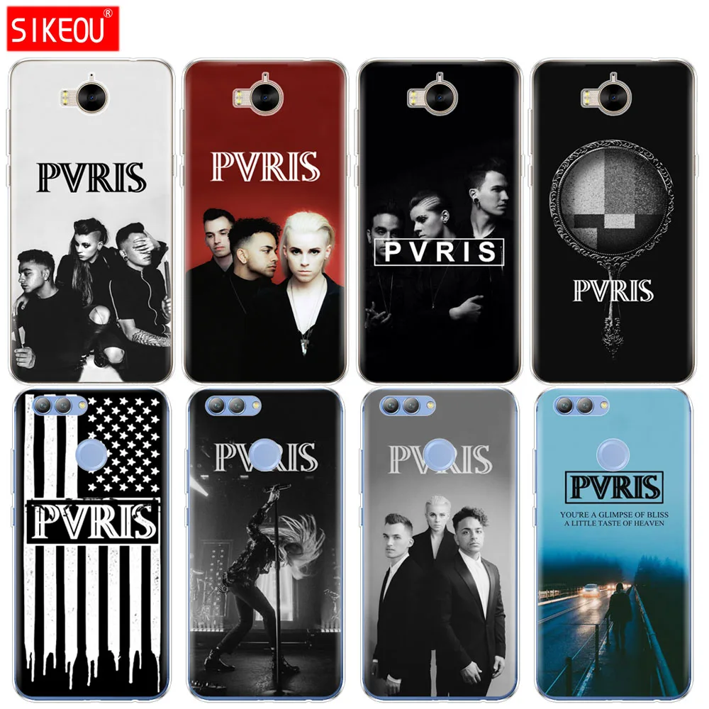 

Silicone phone Cover Case for huawei Y3 Y6 Y5 2 II 2017 nova 2s 2 LITE plus Pvris Band