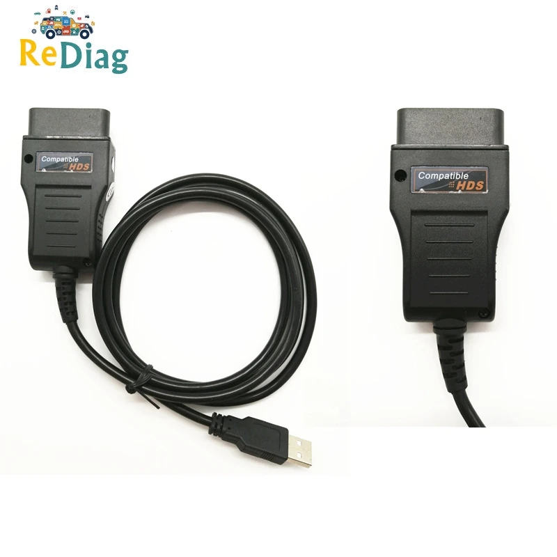 10 шт./лот новый HDS USB кабель для Honda OBD2 диагностический с несколькими языками