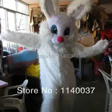 Талисман длинные волосы Кролик Пасхальная эмблема кролика костюм Пасхальный праздник взрослых нарядное платье наряд костюм