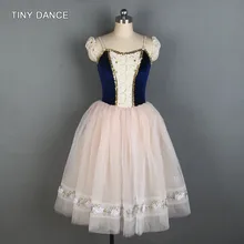 Балерина костюм для танцев с открытыми плечами, длинное балетное платье-пачка для девочек и женщин, костюмы для выступлений, романтические юбки-пачки, 19836