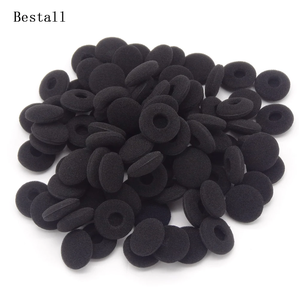 

Bestall 500pcs 18mm Soft Foam Earbud Headphone Ear pads Replacement Sponge Covers Tips For Earphone MP3 MP4 Phone