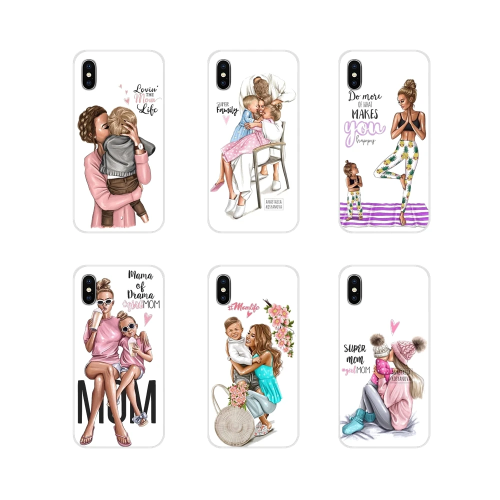 

black girl Queen Mom and baby Accessories Phone Shell Covers For Huawei Mate Honor 4C 5C 5X 6X 7 7A 7C 8 9 10 8C 8X 20 Lite Pro