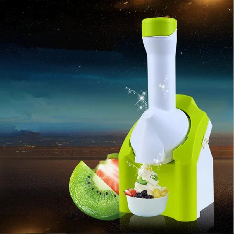 

Popular DIY ice cream machine household automatic multifunction mini green fruit ice cream maker Slush Machine Cool Summer