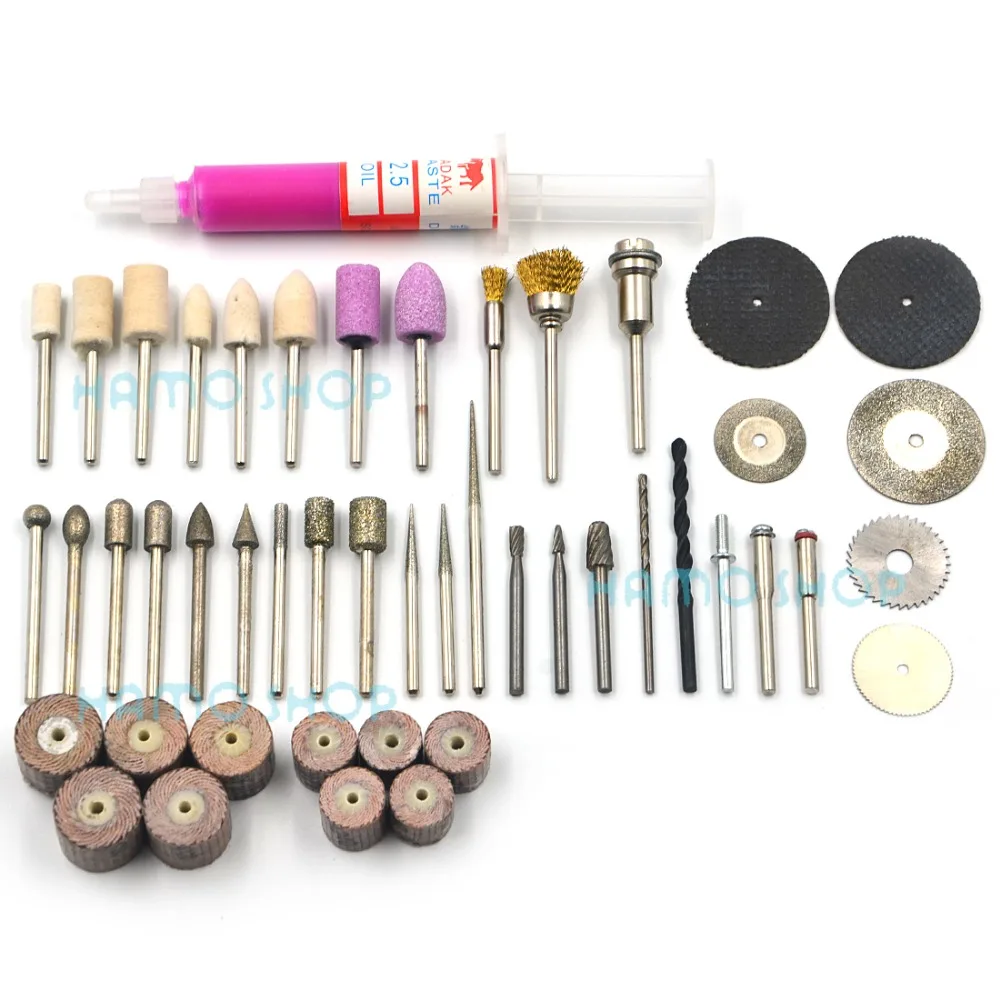 32pc Diamond Burr Set For Dremel – Grinding, Cutting, Engraving Bits For Metal, Glass, Stone, Tile