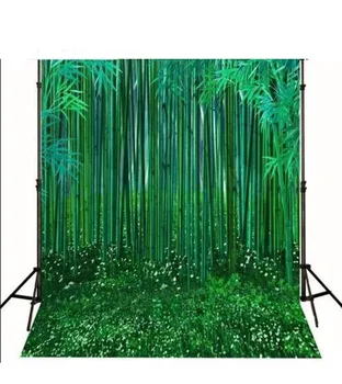 

Green Bamboo Party Grass Backgrounds Vinyl cloth High quality Computer printed wall photo backdrop
