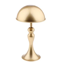 Vintage Metal Hat Rack/Cap/Wig Holder Free Standing Display Stand Golden 01