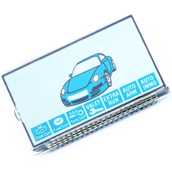 

free shipping russian version EZ-ONE lcd display for Jaguar EZ-ONE lcd remote two way car alarm system