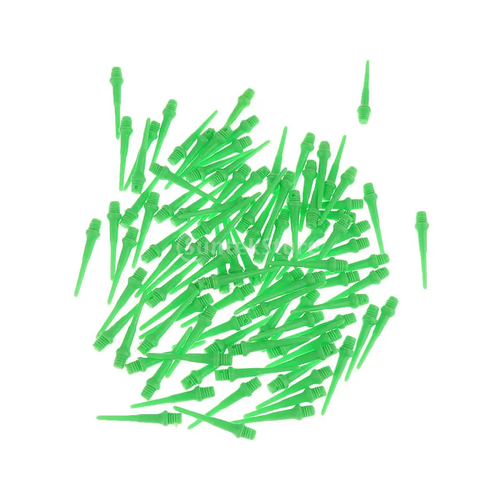 200 Pieces Dart Soft Tips Points 2BA Standard Darts Needle Green Bargain Price