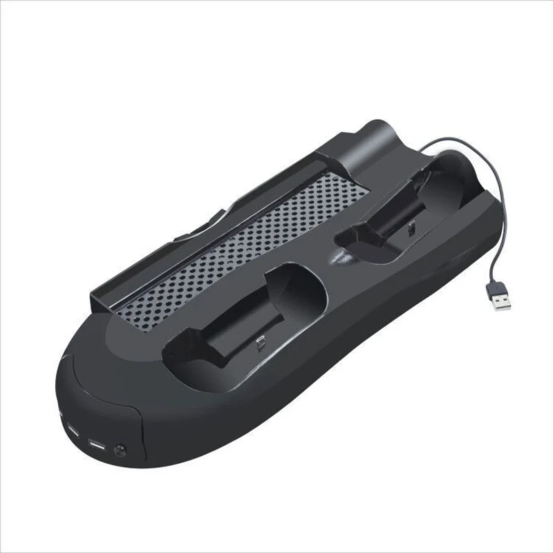 

For Xbox One X Vertical Stand Cooling Fan Controller Charging Station CD Holder