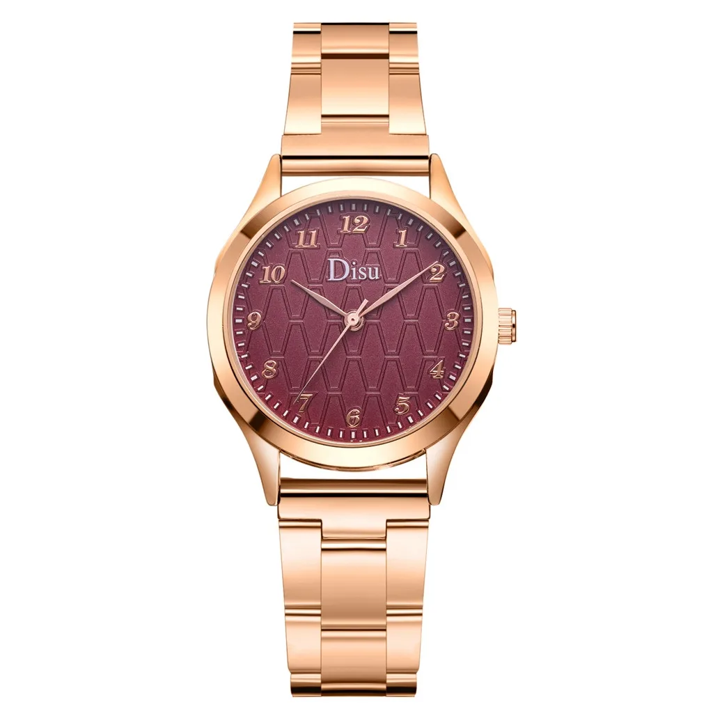Disu Casual Quartz Steel Strip Precision Scale Watch Women's Analog Wrist Watch Relogio Feminino Reloj Mujer Bayan Kol Saati#20