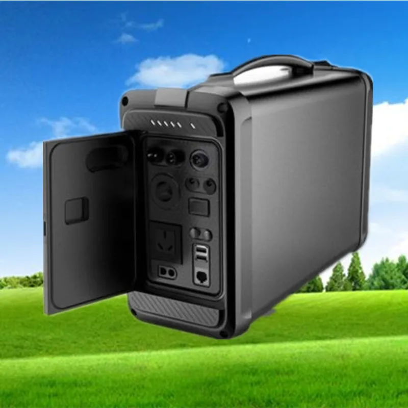 

Multifuntional Power Solar Generator Portable 400W Power Storage Home Outdoor