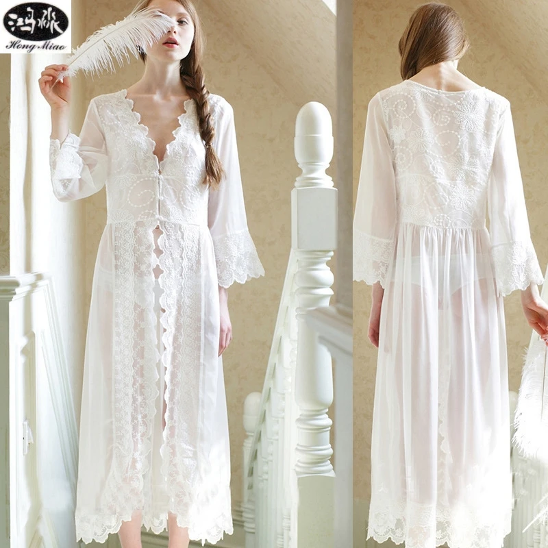 white lace night dress