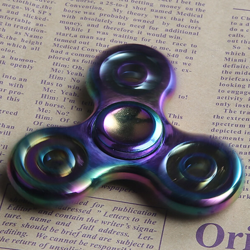 1 PC Spinner Aluminum Finger Gyro Fidget Hand Pocket Toy EDC ADHD Anti-Stress