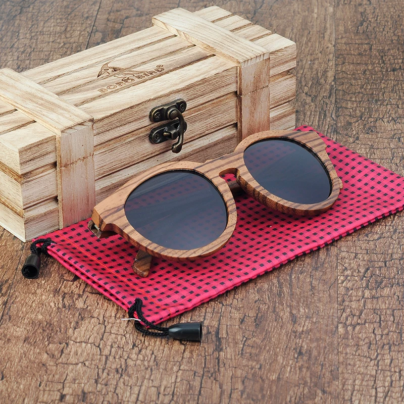 Big Wooden Cat Eye Design Polarized Sunglasses (5)
