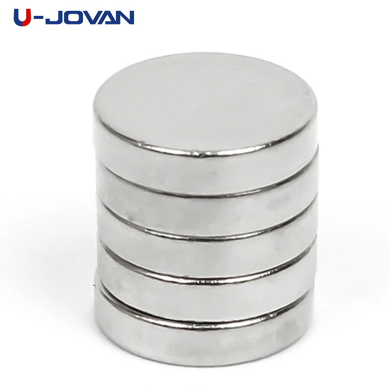 

U-JOVAN 50pcs 8 x 2 mm Super Strong Rare Earth Magnet Craft Round Powerful Neodymium Magnet 8*2mm