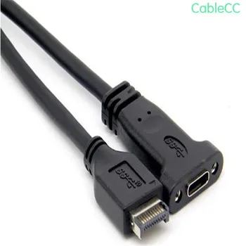 

USB3.1 Type-E to Type-C mother board expansion line ASUS Z270 computer one machine notebook data transmission line