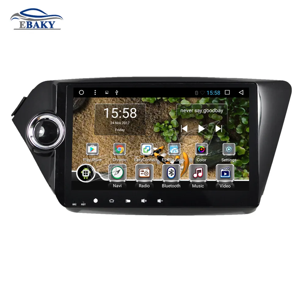 Top NaviTopia 9inch 1GB/2GB RAM Quad Core/Octa Core Android 7.1/8.1 Car DVD Radio for KIA K2 2011 2012 2013 2014 2015 2016 GPS/wifi 1