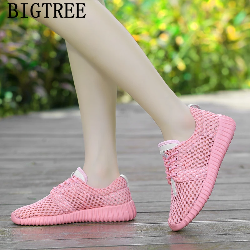 

White Sneakers Summer Sneakers For Women Breathable Mesh Shoes Brand Casual Shoes Women Ladies Sneakers 2020 Vulcanized Shoes