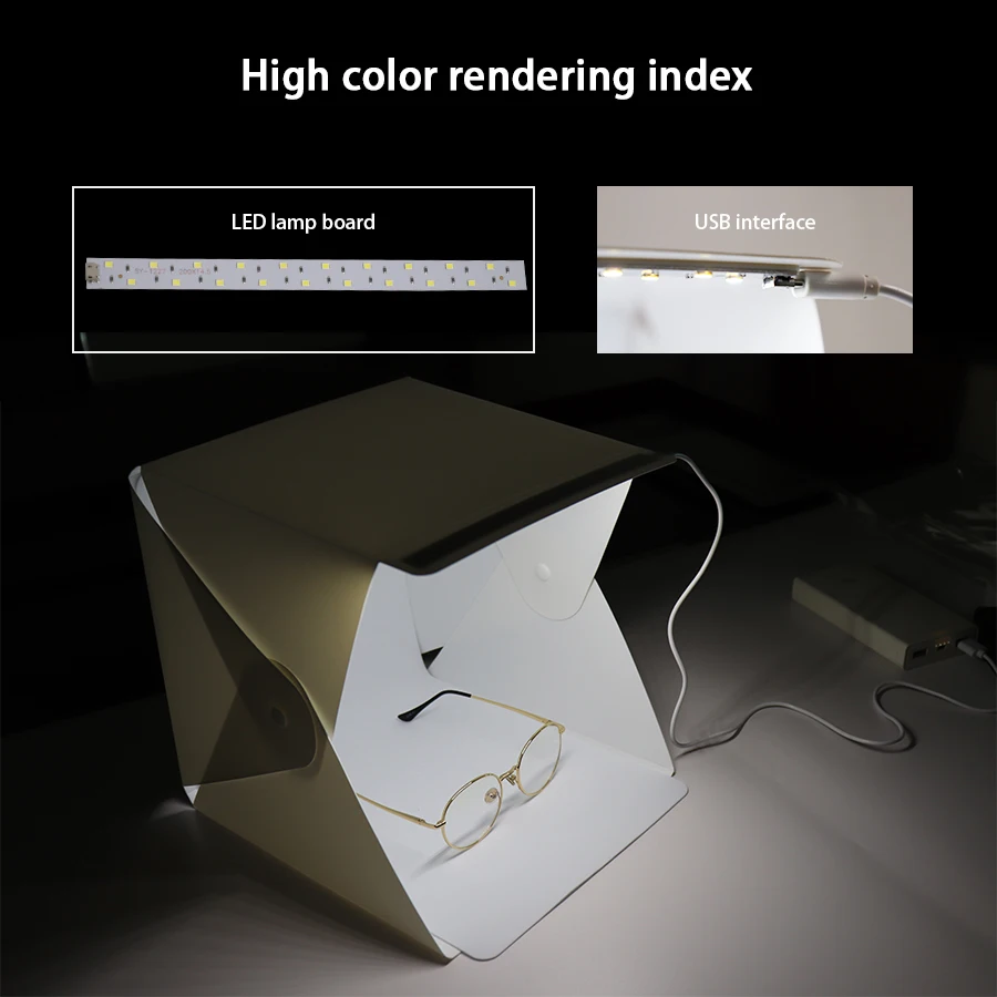 Mezher LED Light 20 см портативные фото светодиодные полосы перезаряжаемая Студия свет