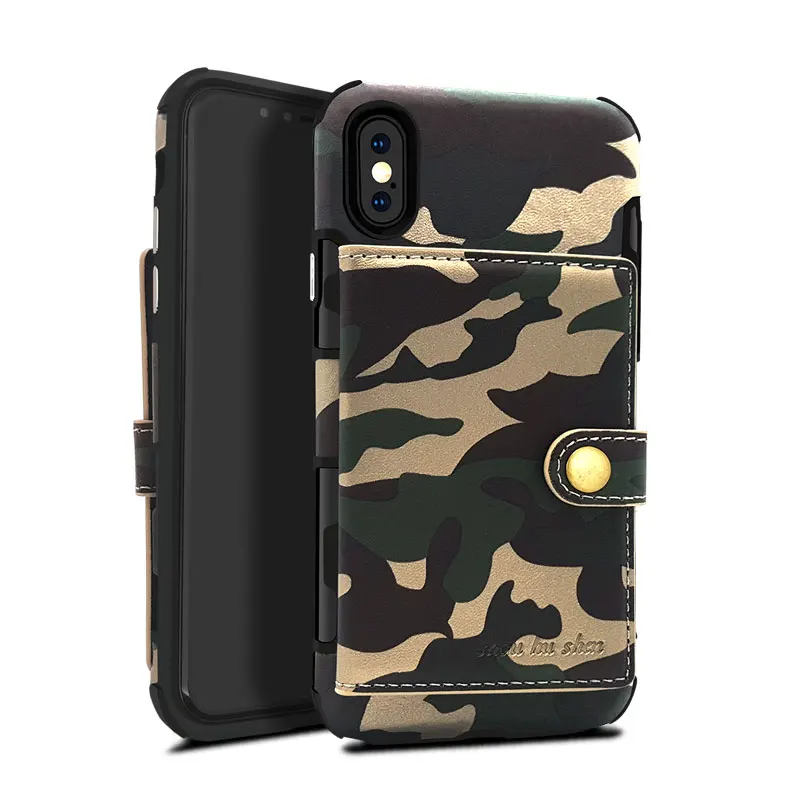 Модные камуфляж назад В виде ракушки для ZTE лезвие A520 a602 L7 Coque слот Роскошные карты
