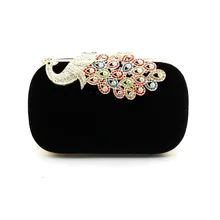 2016 new Korean dinner festive Colorful Peacock flannel fashion Ruili Fashion Shoulder Bag cross party free shipping