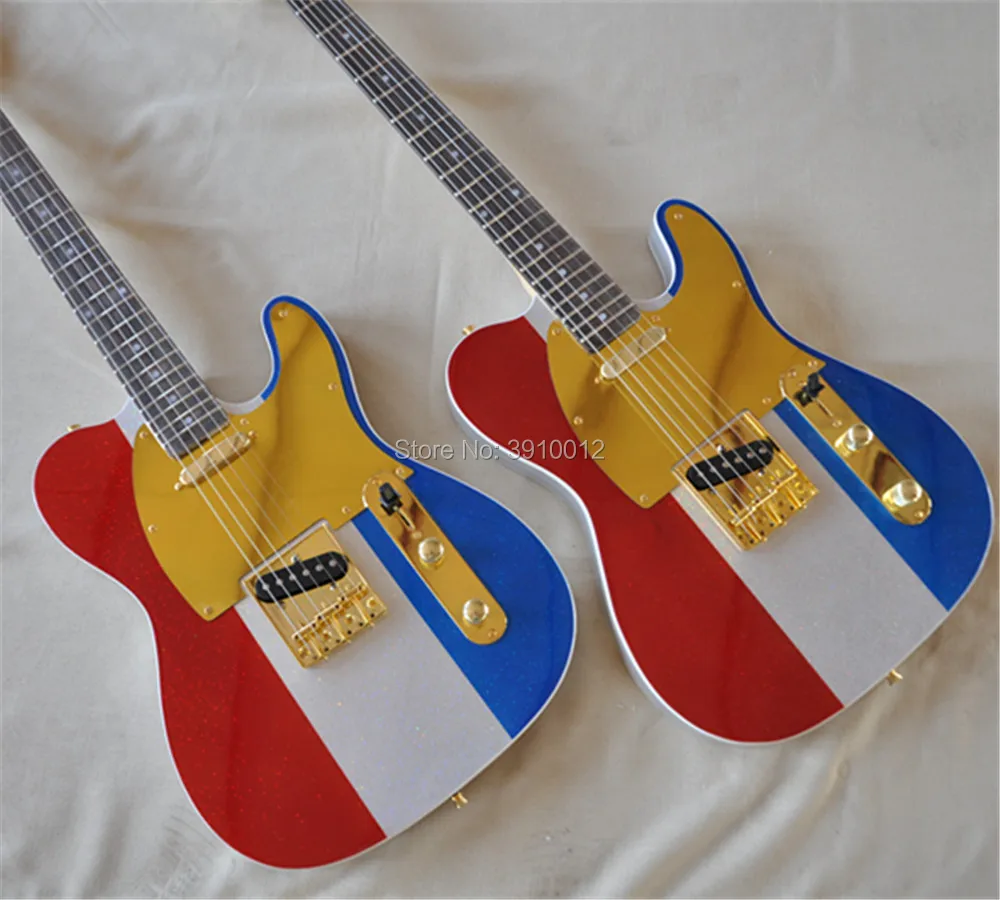 

Top quiality Three color metallic glossy color Tele electric Guitar telecaster 6 strings TL guitar