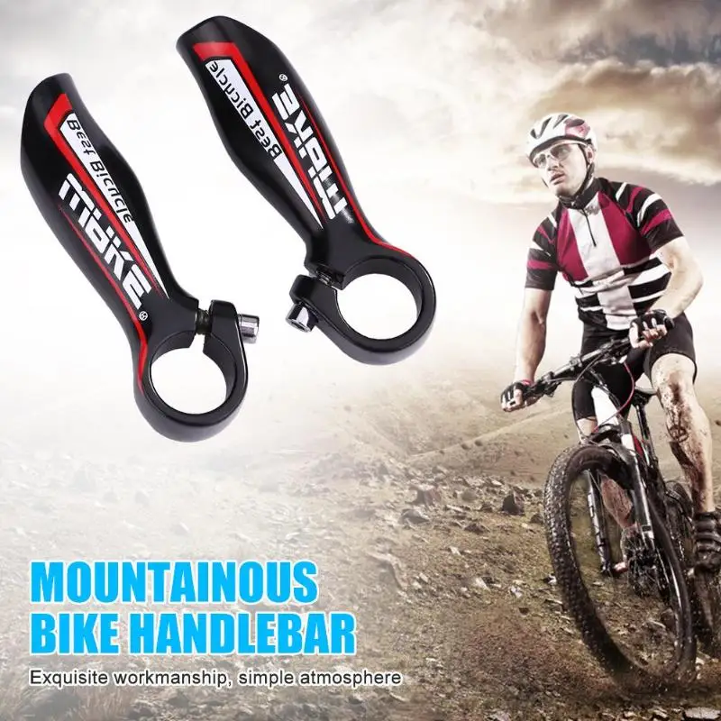 cheap 22.2mm Mountain Bike MTB Ultra light Bar End Aluminum Alloy Folding Fixed Gear Bicycles Handlebar Handle Bar Ends Bicycle Parts