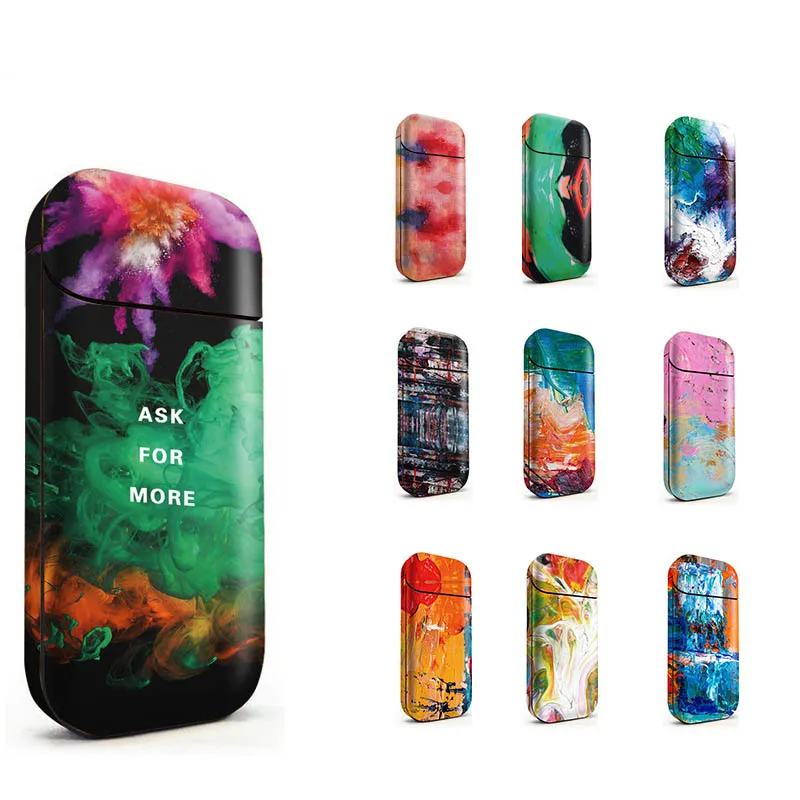 

Painted Color Design 2.5D Bump Sticker For IQOS 2.4 For IQOS 2.4 Plus Universal Decals Cover Skin