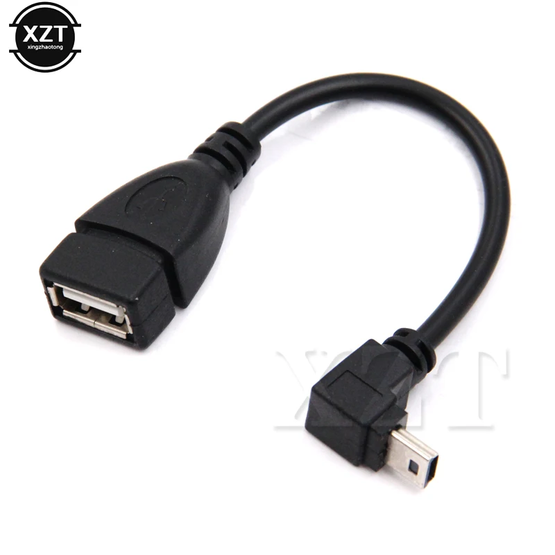 1PCS USB B Male Conversion Adapter A Female Mini 5P OTG Upwards Cable Cord NEWEST High speed | Электроника