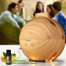 Aromacare 600ml Air Humidifier Mist Maker Fogger Atomizador Oil Diffuser Humidifier Wood Grain Humidifeir Baby SPA Yoga Best