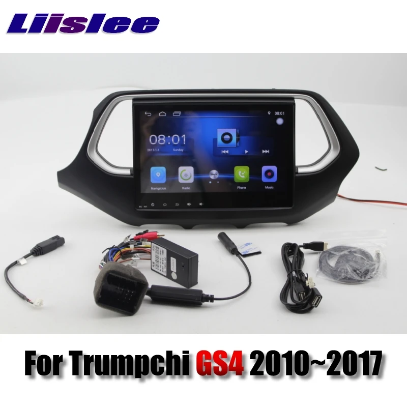 Sale For Trumpchi GS4 2010~2017 LiisLee Car Multimedia CarPlay Adapter GPS Audio Hi-Fi Radio Stereo Original Style Navigation NAVI 3