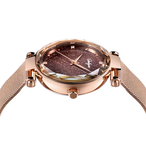 ONLYOU Elegant Women Watches Top Brand Luxury Ladies Wristwatch Rosegold Mesh Steel Jewelry Watch Female Clock Christmas Gifts Islamabad