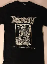 Necrony футболка с металлическим шлифовальным сердечником Goregrind Carcass Xysma S Xl футболки с длинными рукавами модная футболка